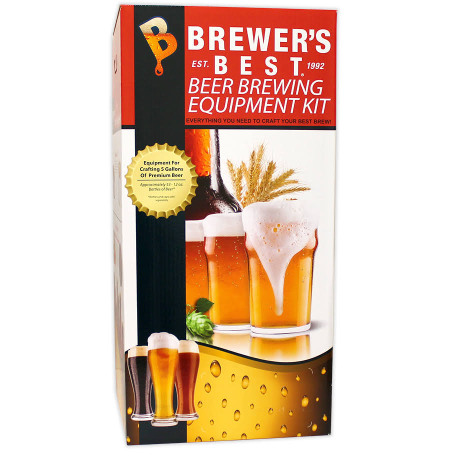 Brewer's Beast Beer Brewing Equipment Kit w/ Glass Carboy
