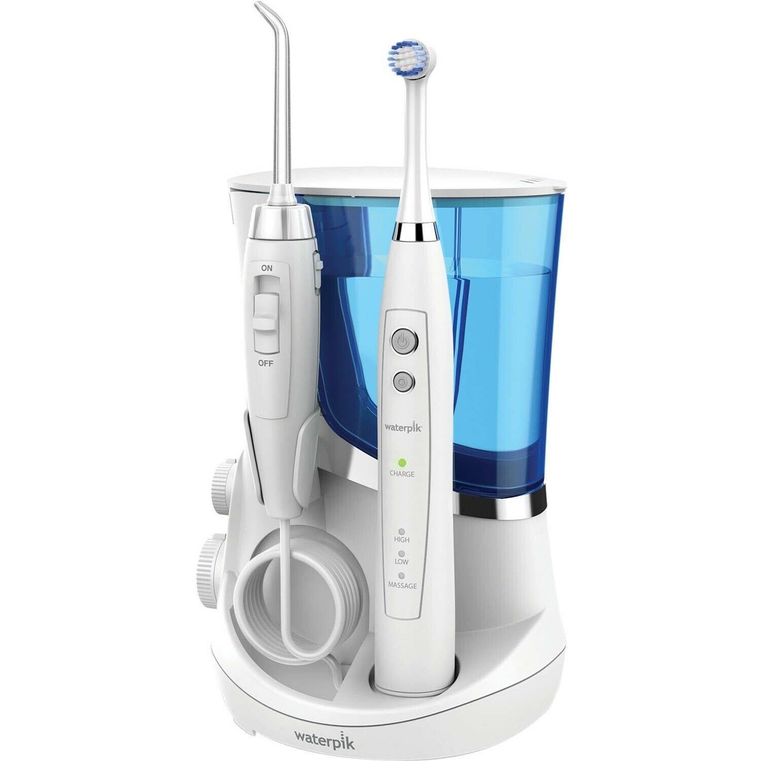 Waterpik Complete Care 5.5 Water Flosser and Oscillating Toothbrush WP-811 White