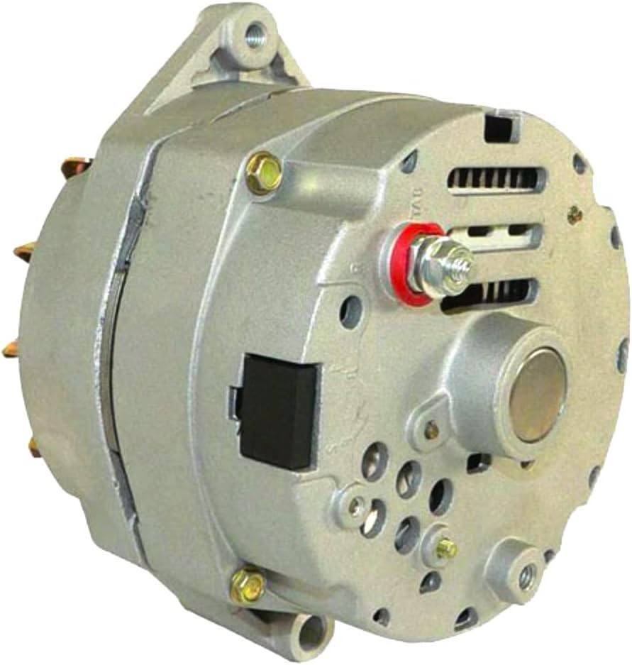NEW DELCO 24 VOLT REPLACEMENT ALTERNATOR FITS TRACTORS 1-WIRE WITH WIDE DOUBLE PULLEY