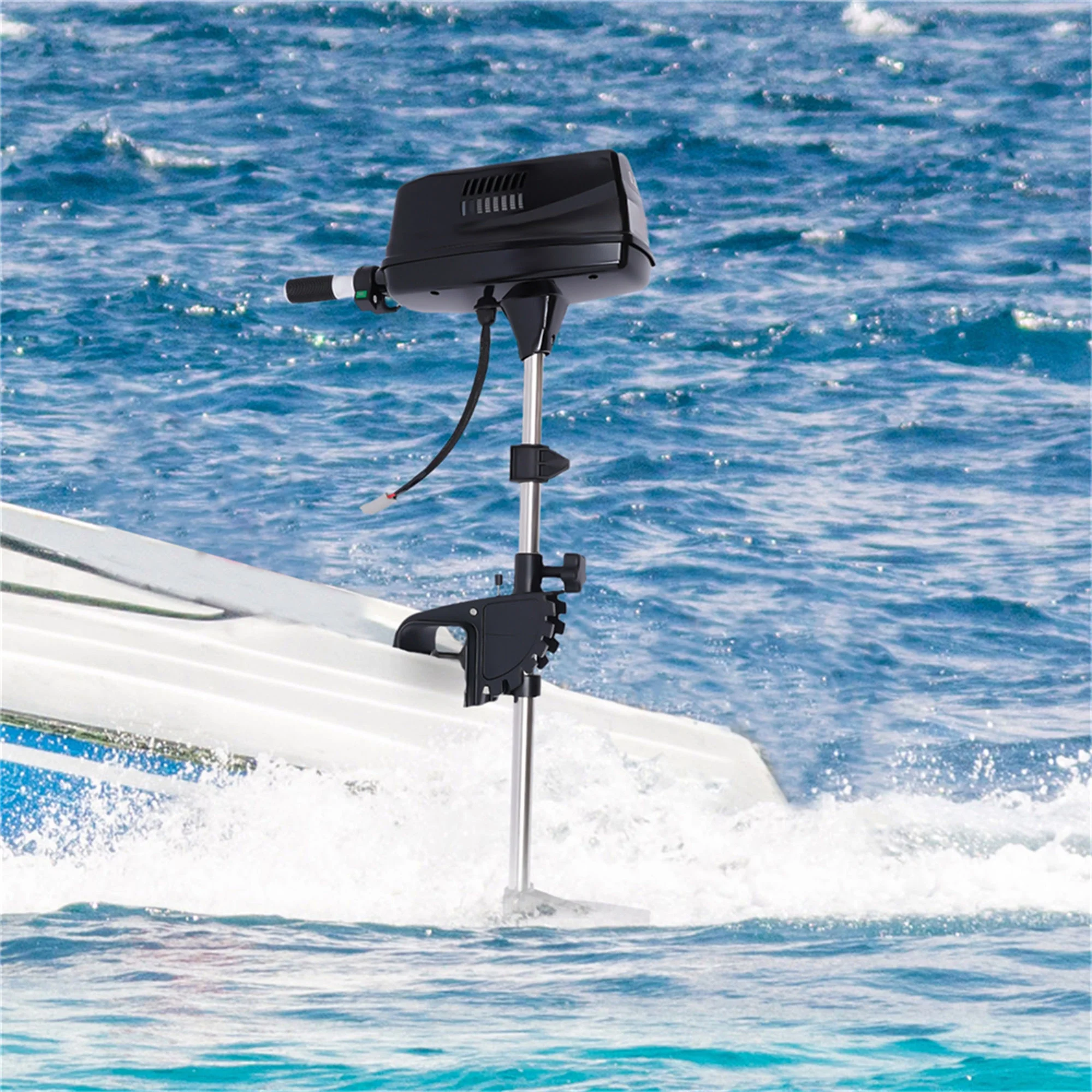 Oukaning 2.2KW Electric Boat Parts Kayaks Outboard Motor Boat Engine Boat Propeller (8HP 48V )
