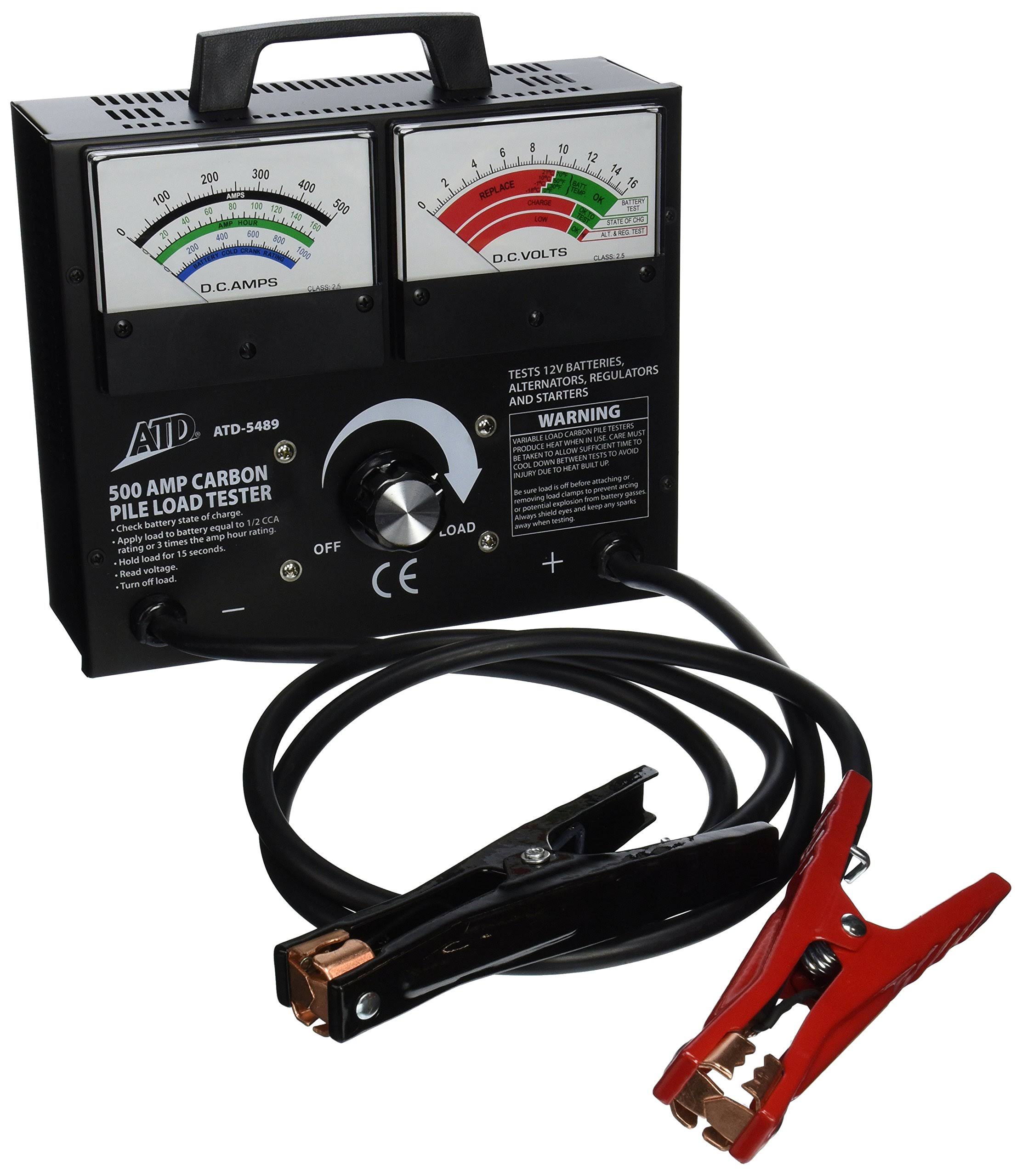ATD Tools 5489 Variable Load Carbon Pile Battery Tester