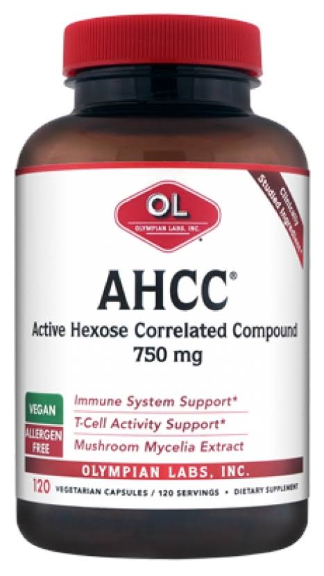 Olympian Labs AHCC 750 mg - 120 VegCap