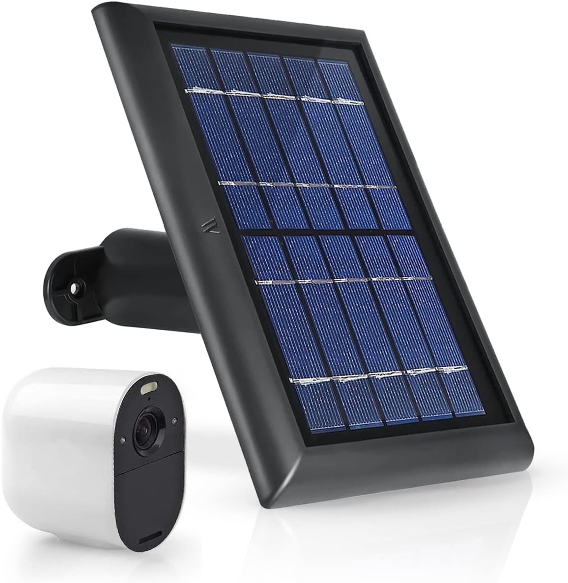[Updated Version] Wasserstein Solar Panel with 13.1ft/4m Cable Compatible with Arlo Essential Spotlight/XL Spotlight Camera (Black
