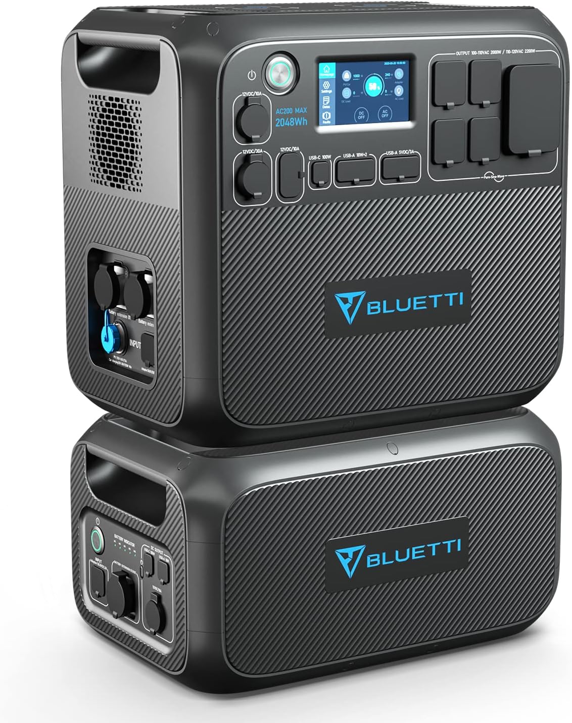 BLUETTI B230 Battery Module, 2048Wh LiFePO4 Power Station, Expandable Power for AC200MAX/AC200P/EB240/EB150 Solar Generator with 100W PD USB Output