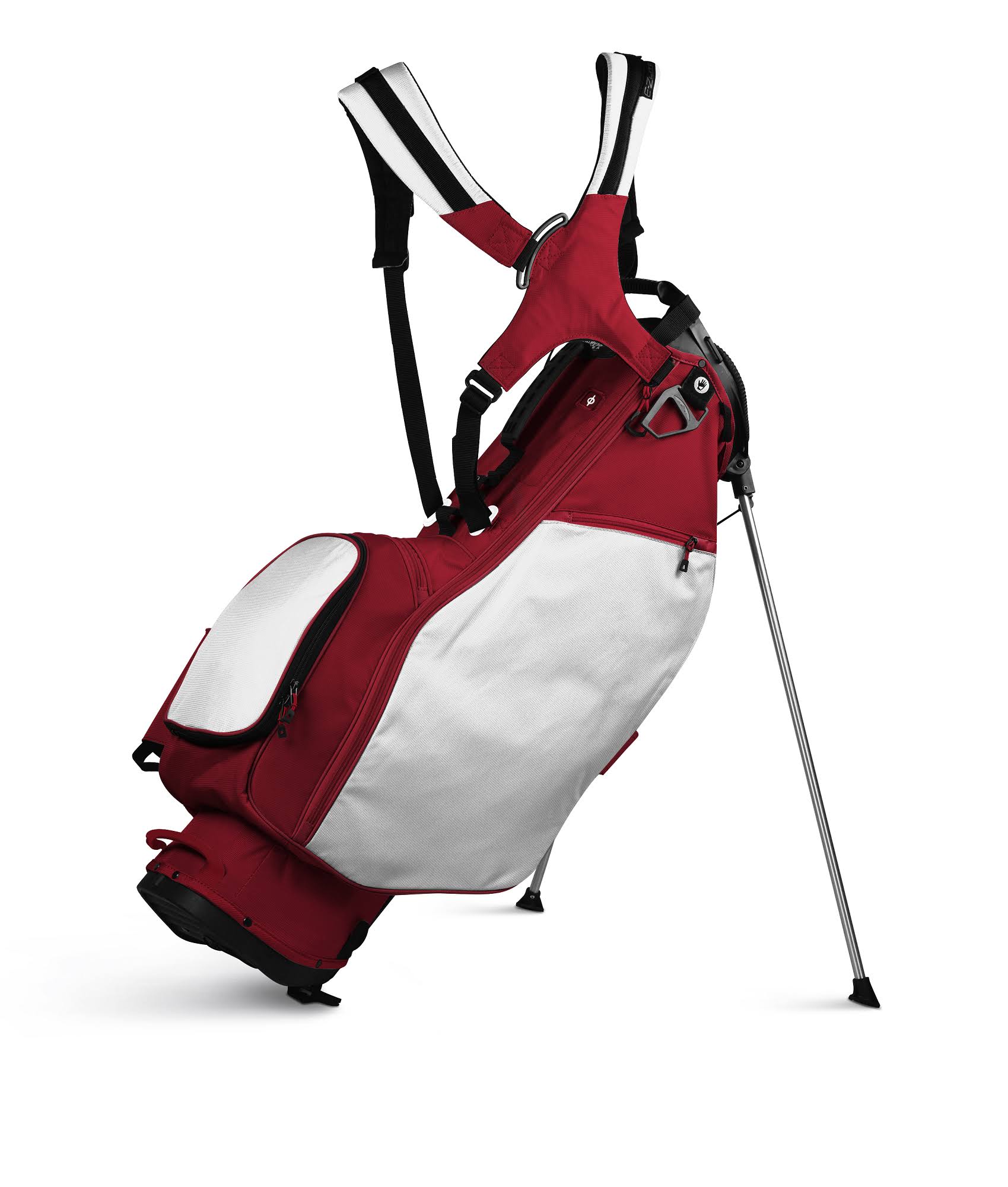 Sun Mountain Golf 2021 Collegiate Team Carry Stand Bag Crimson-White