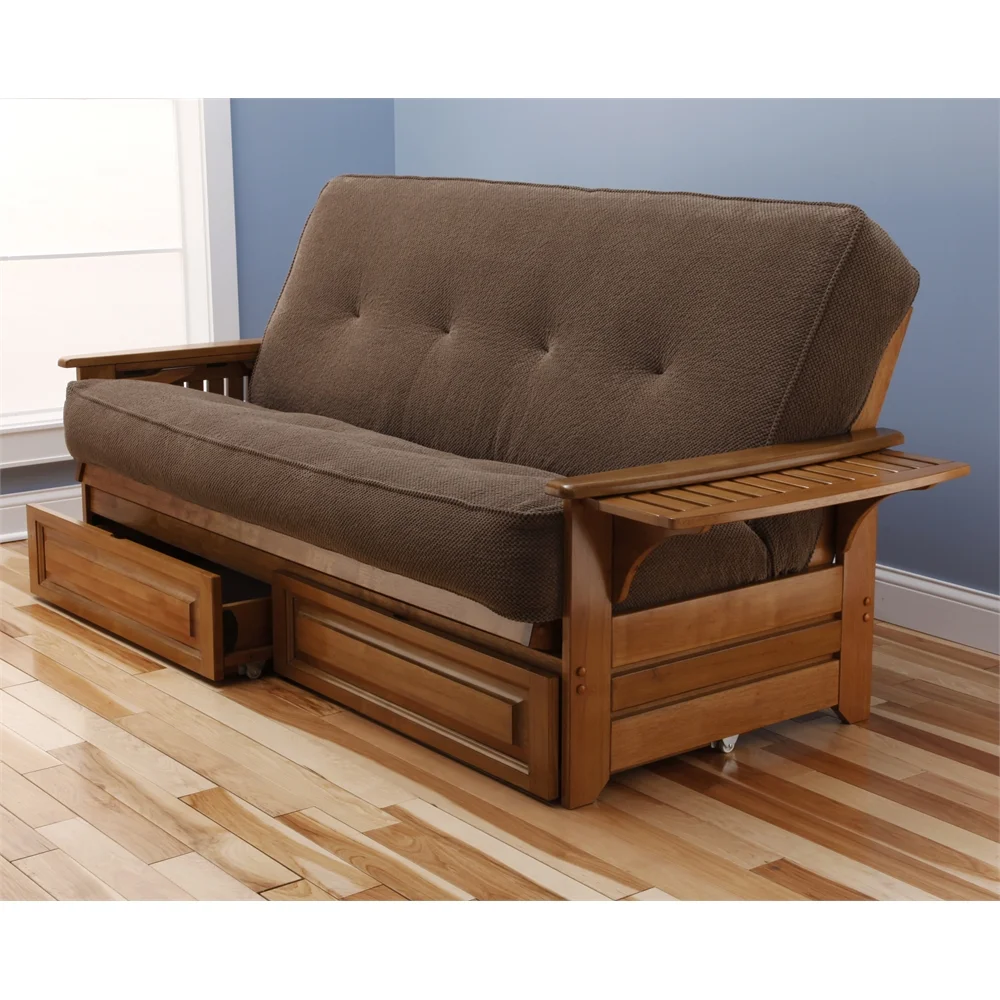 Albany Futon in Barbados Finish, Multiple Colors - Radiant Selections