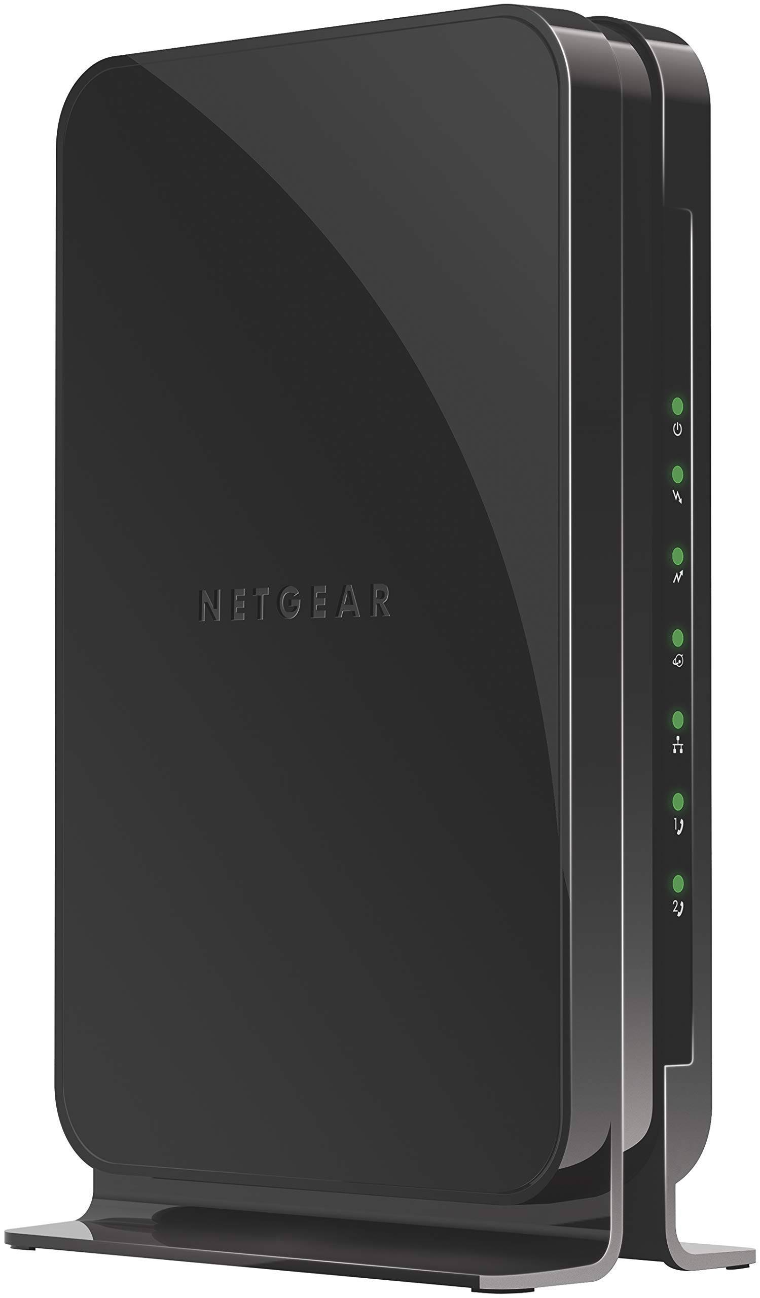 Netgear Cable Modem with Voice CM500V - for Xfinity by Comcast Internet u0026 Voice | Supports Cable Plans Up to 300 Mbps | 2 Ph
