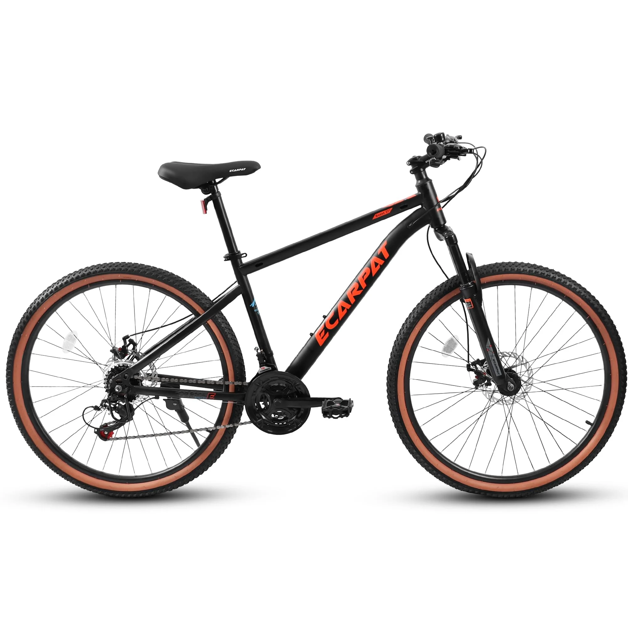 Mountain Bike 27.5 Inch Wheel, 21-Speed Disc Brakes Trigger Shifter