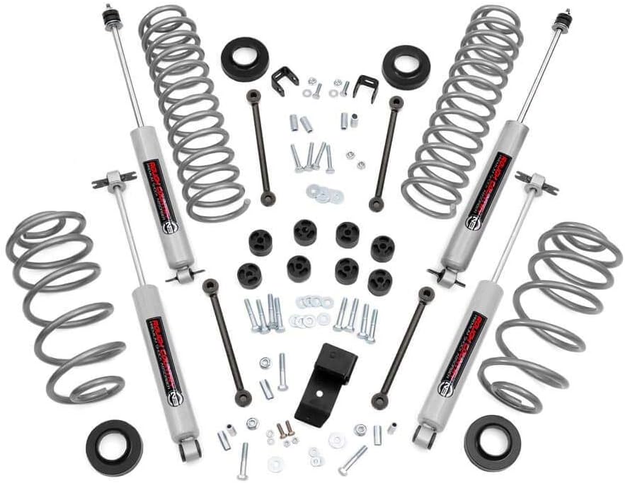 Rough Country 3.25" Lift Kit (fits) 1997-2002 Jeep Wrangler TJ | 4CYL | N3 Shocks | Suspension System | 641.20