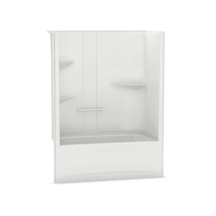 Tub and Shower Module Allia 60 x 32 x 79 Inch Acrylic Right White Rectangular with Whirlpool
