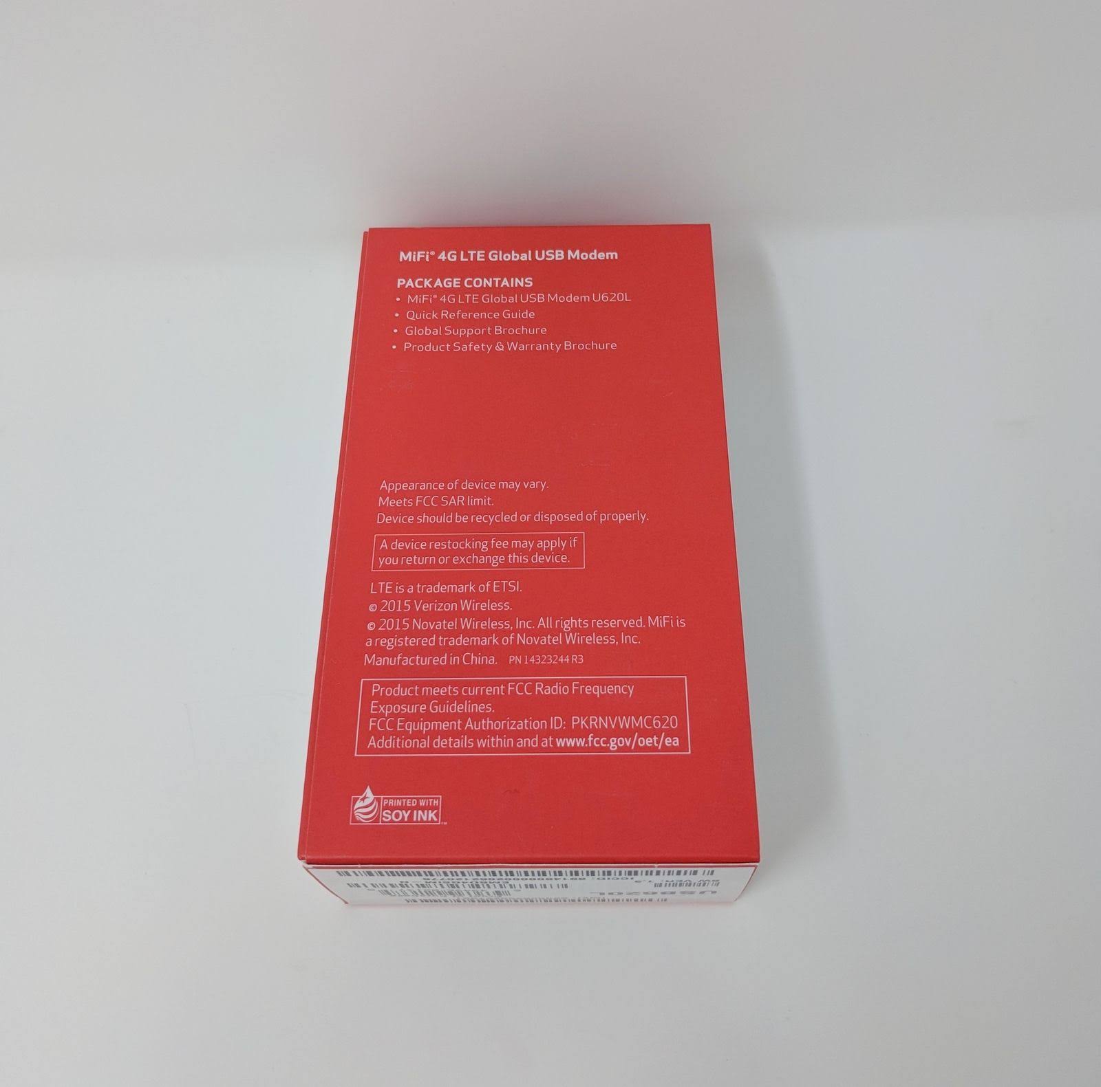Verizon USB620L MiFi 4G LTE Global USB Modem - Black