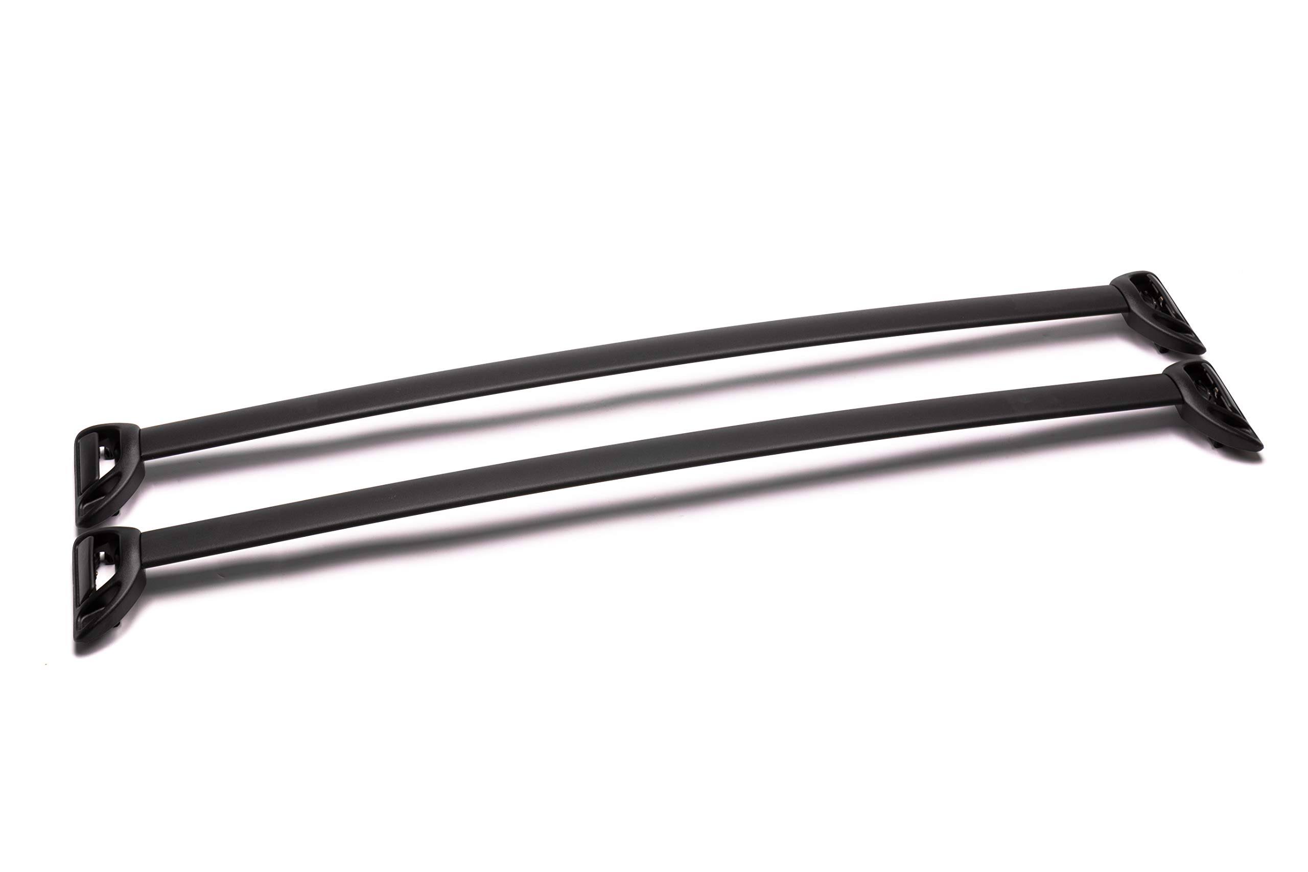 GM Accessories 19154851 Roof Carrier Cross Rails in Black Steel (Pack of 2)