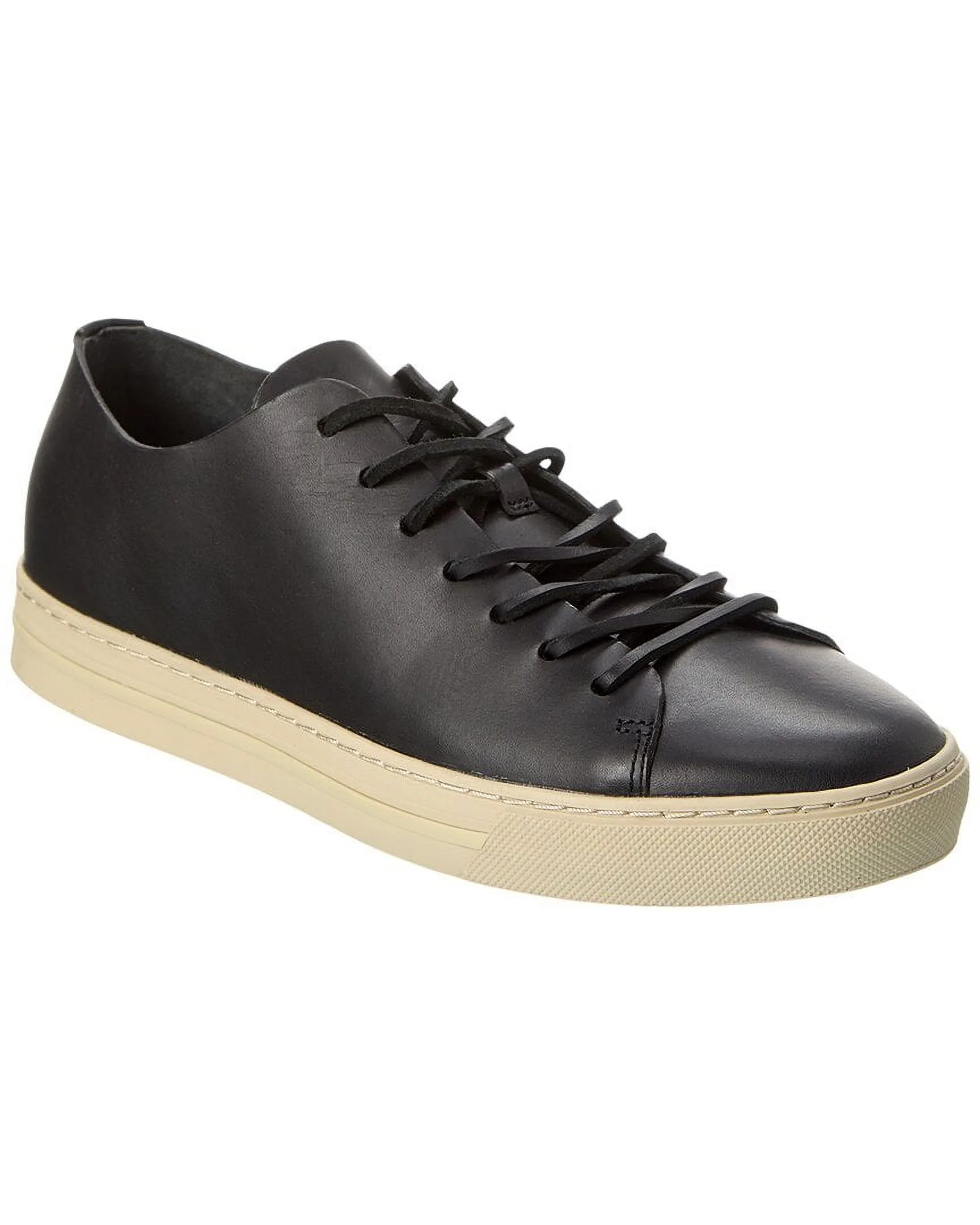 Vince Collins Leather Sneaker, 8, Black
