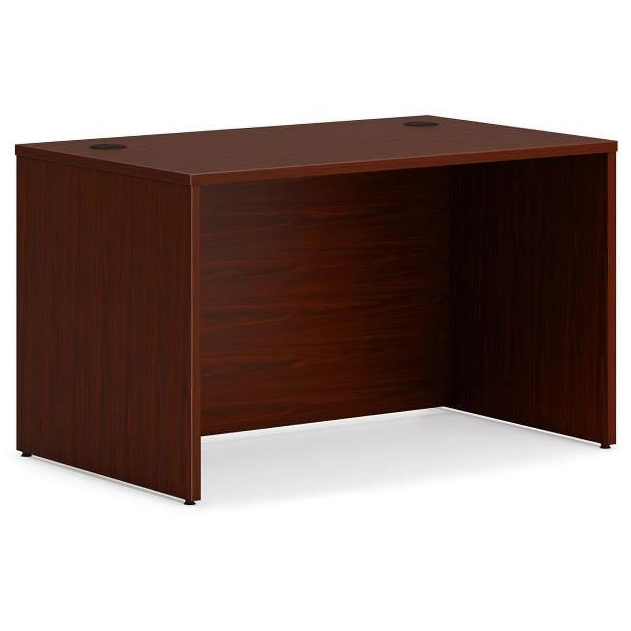 HON  48 in. Rectangle Shell Desk, Mahogany