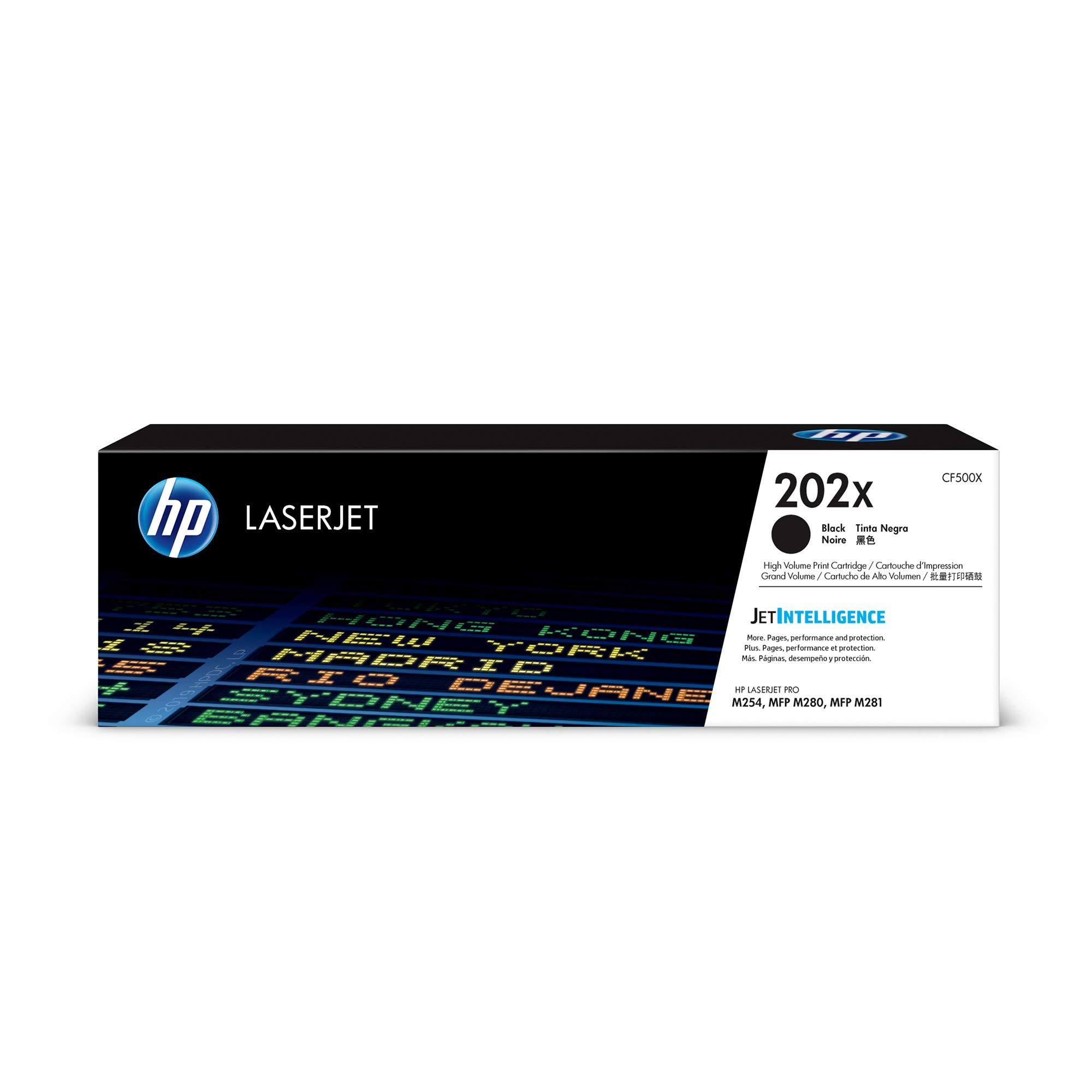 HP 202X | CF500X | Toner Cartridge | Black | High Yield