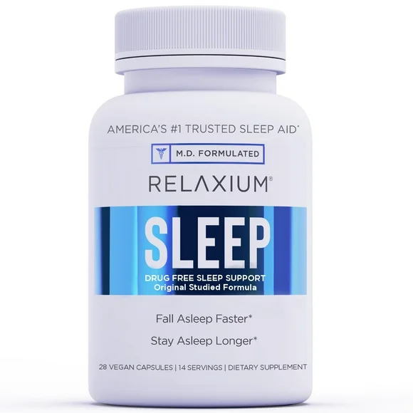 Relaxium Sleep 80 Vegan Capsules - Kansas Nuitrition - HNZSDS