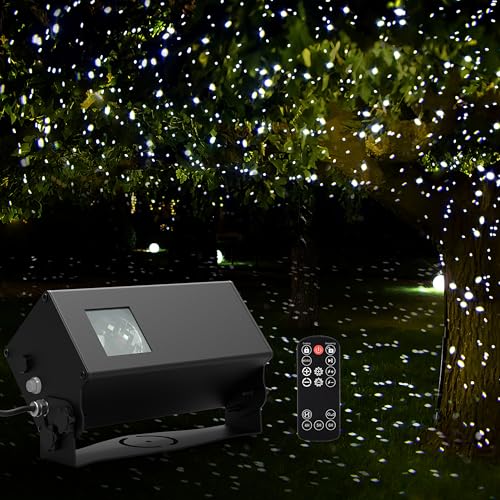 AIRIVO Outdoor Laser Lights Projector, 5 Color Motion Firefly Lights Star Show Projection Light