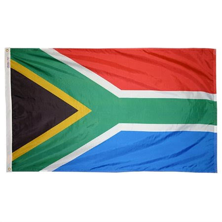 3x5& Durawavez South Africa Nylon Flag Chu0026g