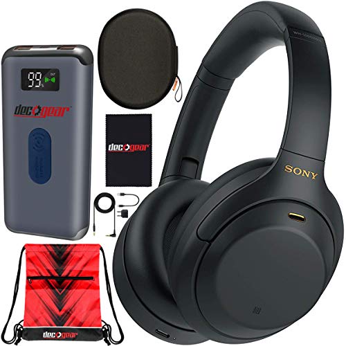 Sony WH-1000XM4 Wireless Industry Leading Noise Cancelling Over-Ear Headphones with Mic for Hands Free Calling and Alexa