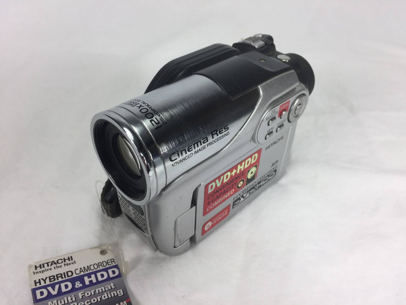 Hitachi Dz-hs300a DVD Hybrid Camcorder with Accessories