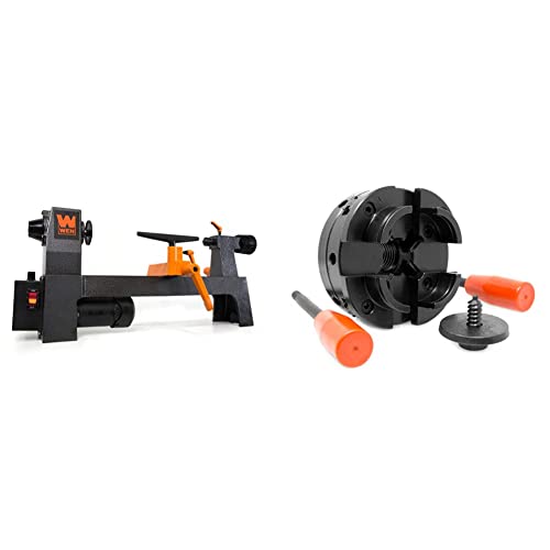 WEN Mini Benchtop Wood Lathe, 8-Inch by 13-Inch with Variable Speed (LA3421)