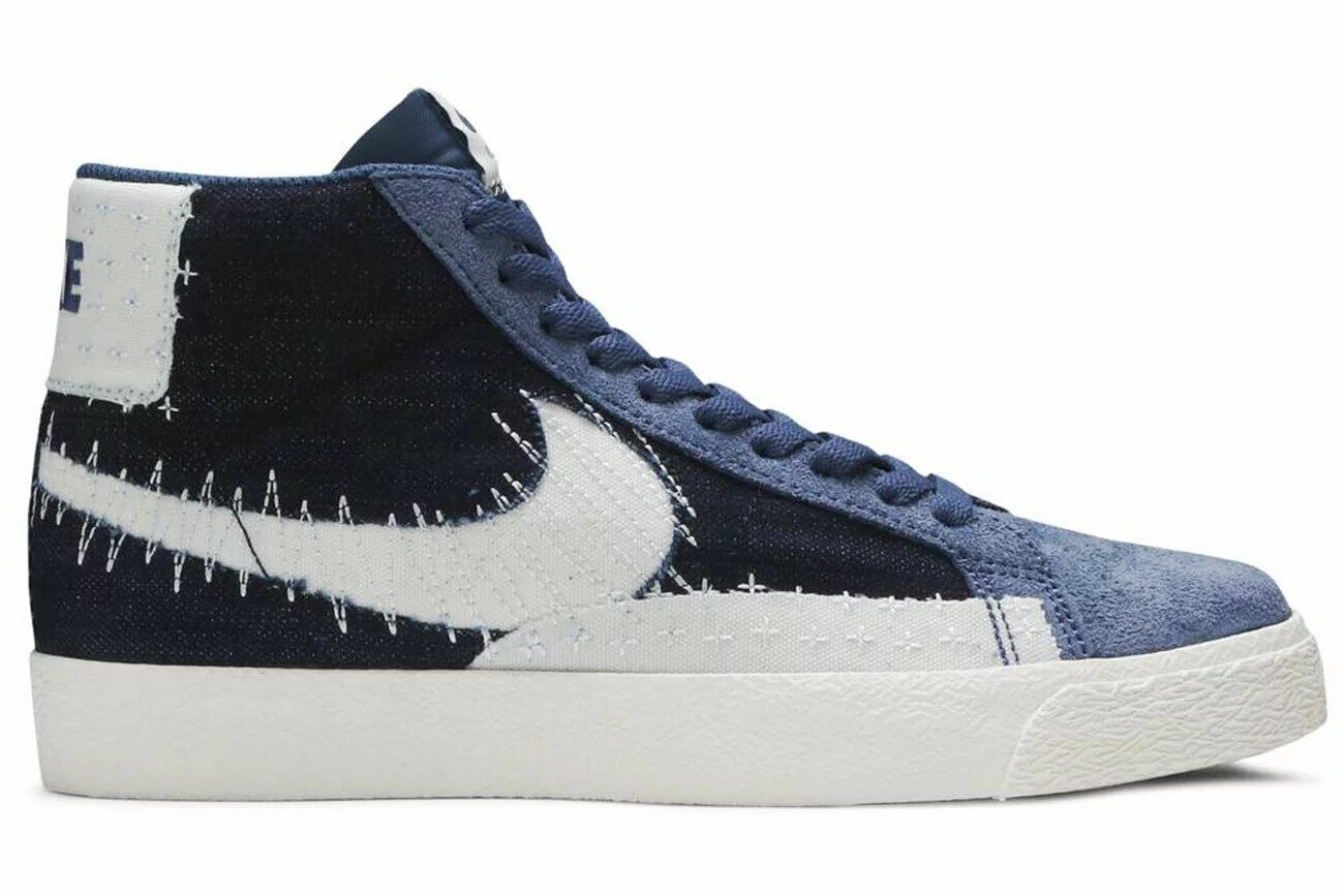 Nike Blazer Mid SB Premium "Sashiko Pack-Mystic Navy" Men's Shoes