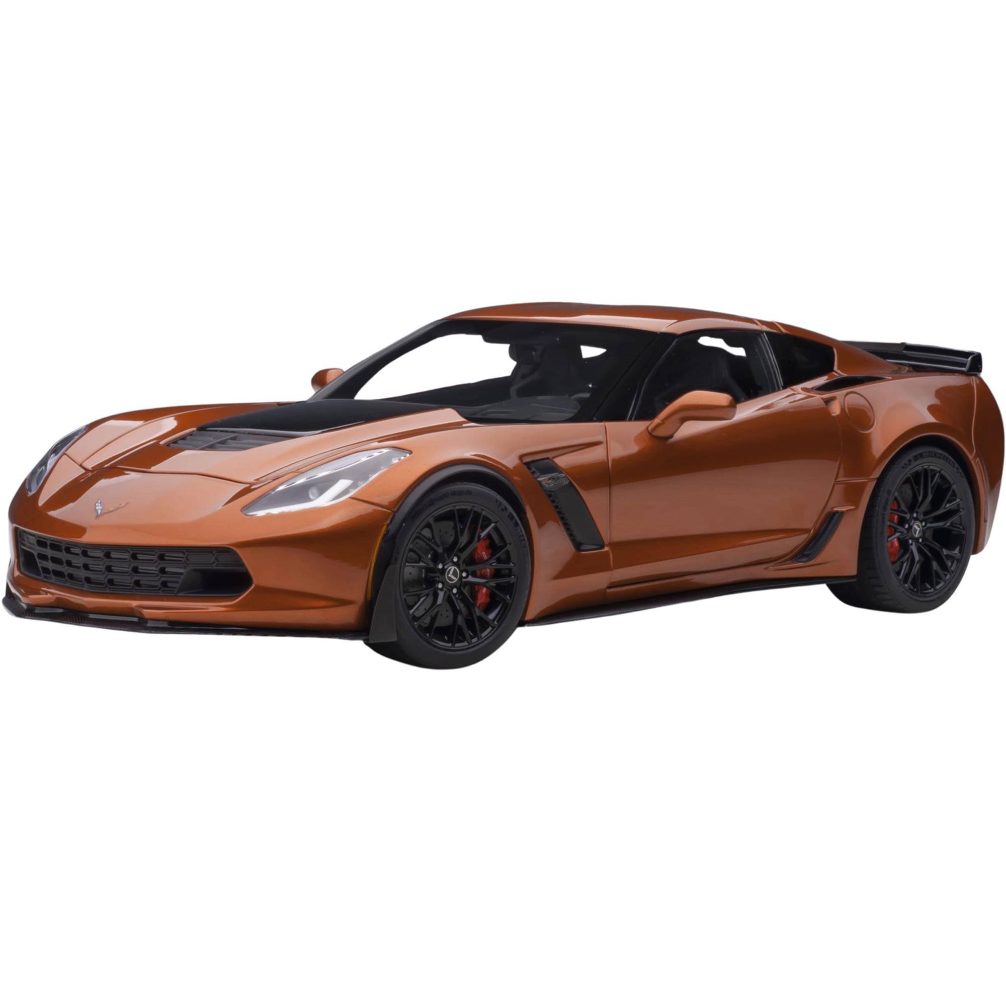 Chevrolet Corvette C7 Z06 Daytona Sunrise Orange Metallic 1/18 Model Car by AUTOart