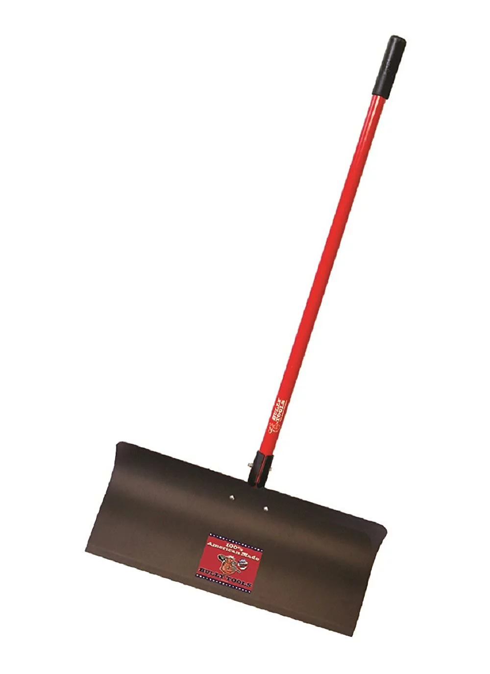 Bully Tools 92816 Steel Snow Pusher with Fiberglass Long Handle, 24" - Curated Treasures Market
