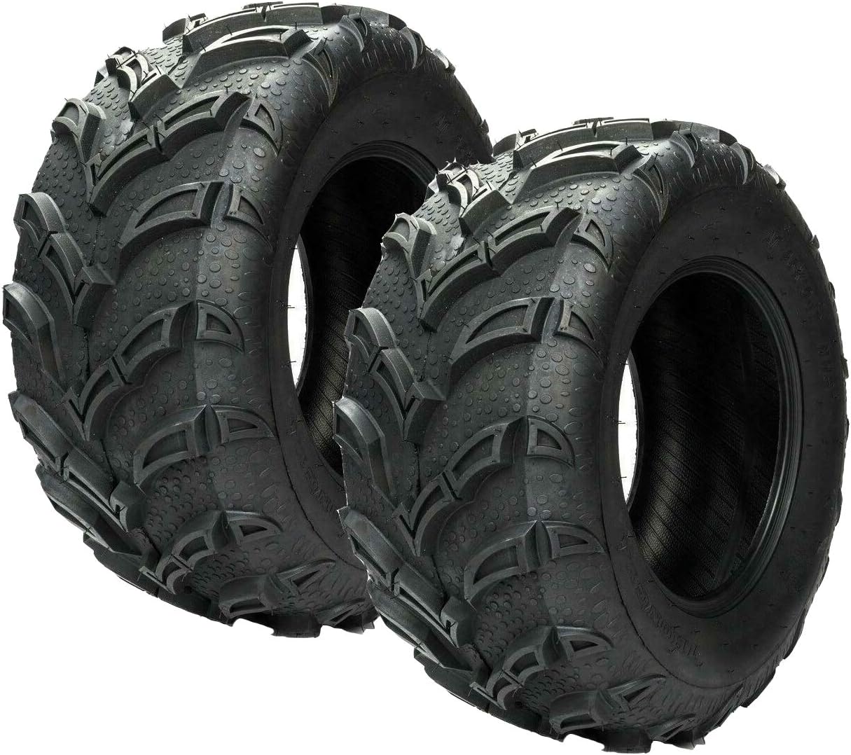 Set of 2 ATV/UTV Tubeless Tires 25x10-12 25-10-12 6PR All-Terrain Tires 25x10-12 LRC ATV utv Tires