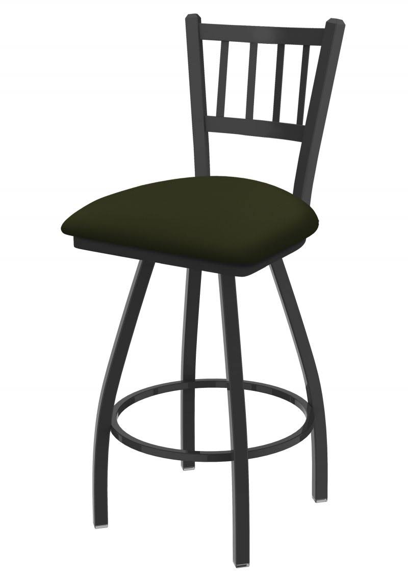 Holland Bar Stool XL 810 Contessa 36x22 Swivel Extra Tall Bar Stool with Pewter Finish and Canter Pine Seat