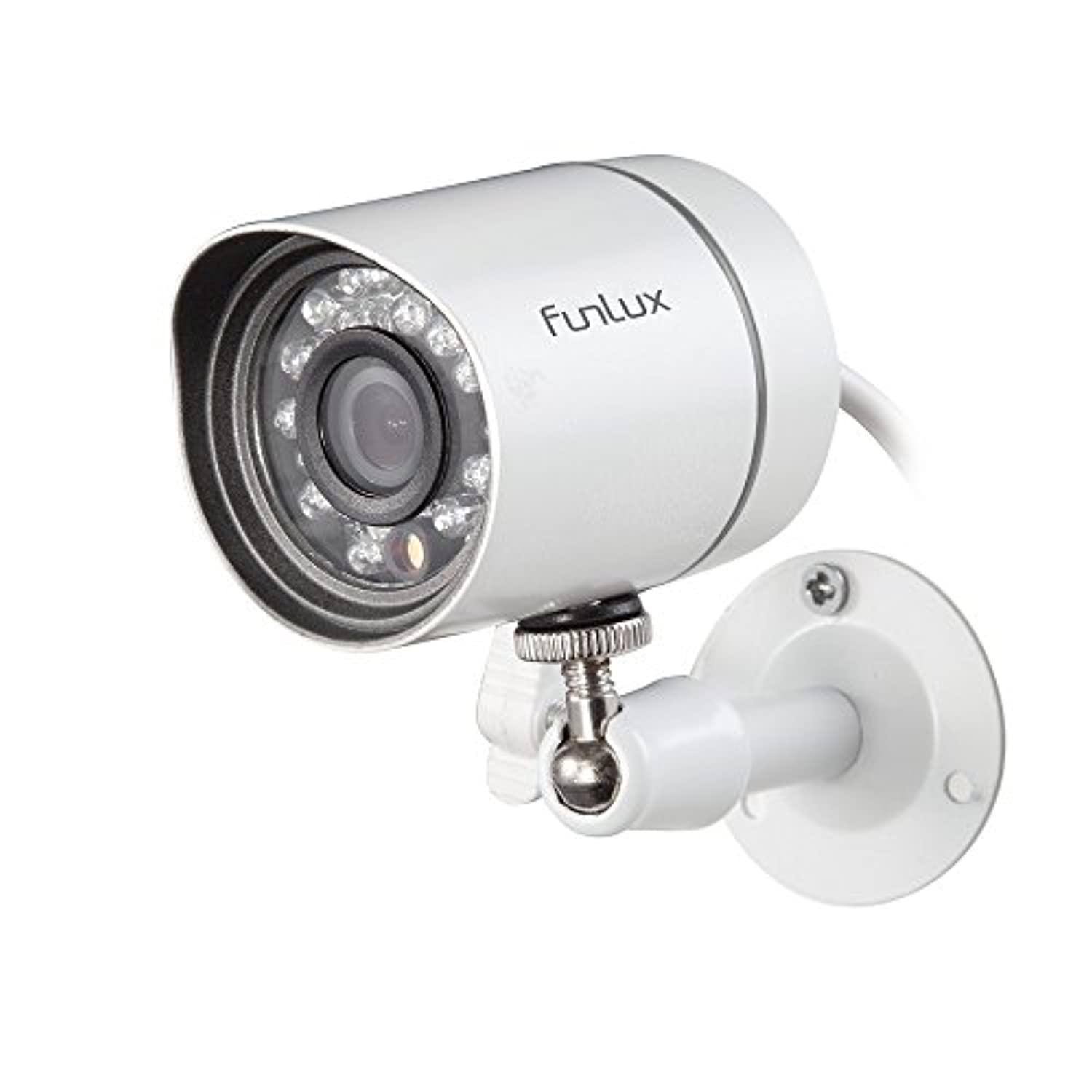 Funlux sPoE 720p HD Weatherproof IP Network Bullet Security Camera (3rd Gen Wired Spoe)