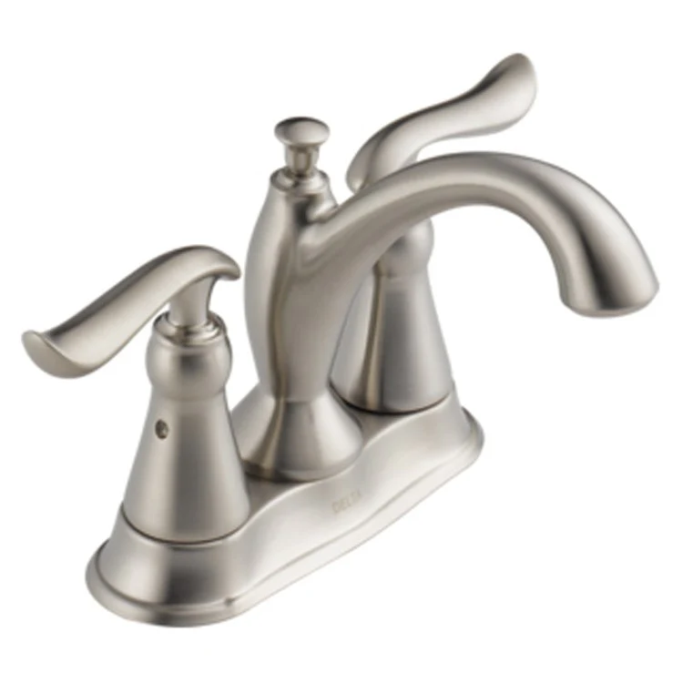 Linden Two Handle Centerset Bathroom Faucet with Drain