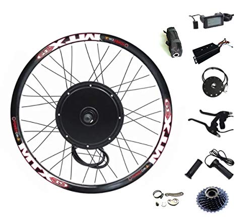NBPOWER 135mm Dropout Rear 72V 2000W Rear Wheel Motor, 70-75km/h 2000W Electric Bike Kit