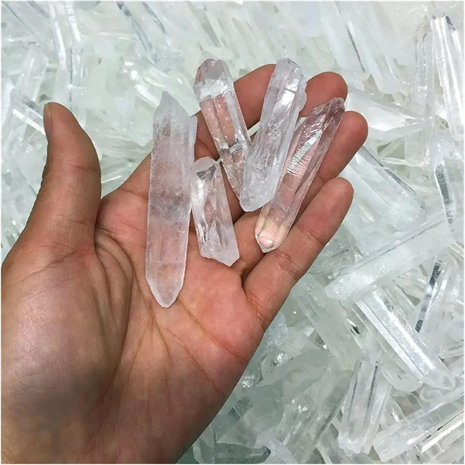 Natural Crystal Rough 100g Drop Shipping Natural raw Clear Quartz Crystal Gemstone Point Reiki Healing Rough Mineral Crystal Gemstone