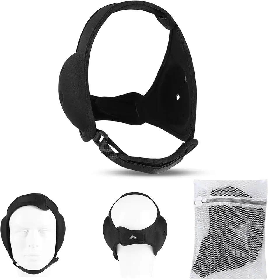 Sponsored Ad - Wrestling Headgear, BJJ Ear Guard, Soft Shell, Reinforced Stitching, Non Scratch, Non Slip, Extra Chin Pad