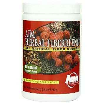 Aim Fiberblend Raspberry Powder 13oz/375g - 1 Bottle