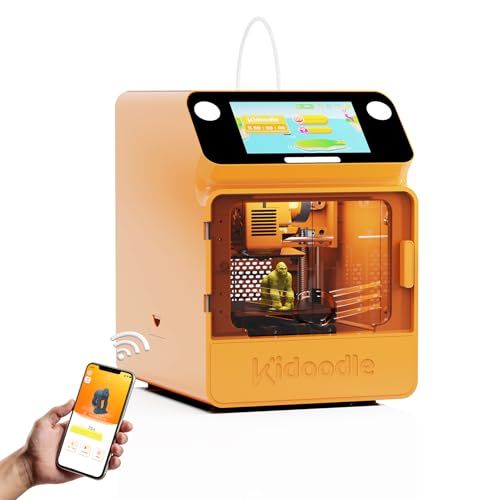 Kidoodle Mini 3D Printer for Kids & Beginners, 600mm/s High Speed Printing, Auto-Leveling/Child-Safe Design/5" Touch Screen