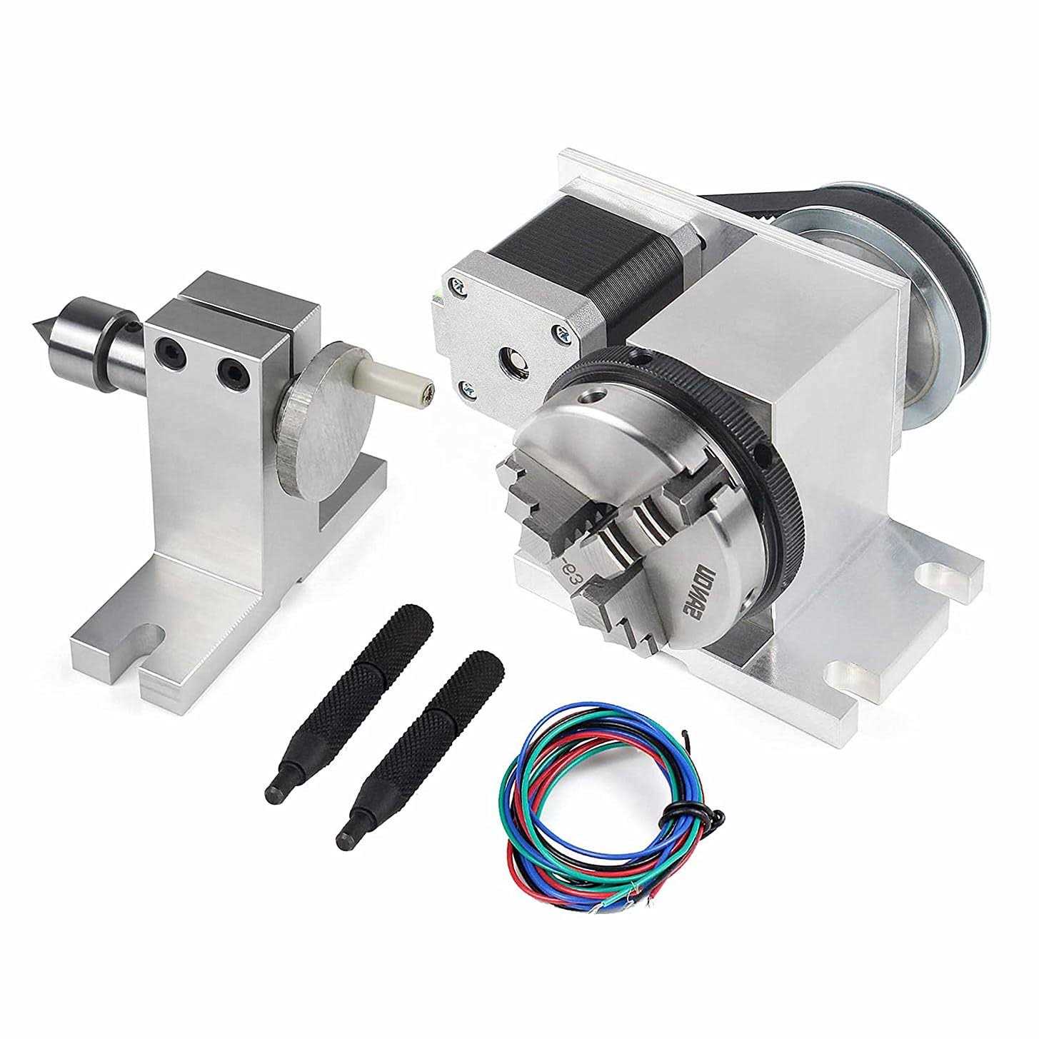 CNCTOPBAOS Cnc Milling Machine Rotational Axis Cnc Router Rotary Table Rotary a Axis 4th Axis