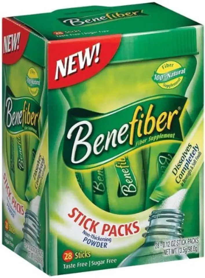 Benefiber Fiber Sugar-Free On The Go Stick Packs, Unflavored, 28 ea (Pack of 3) - Kansas Nuitrition - HNZSDS
