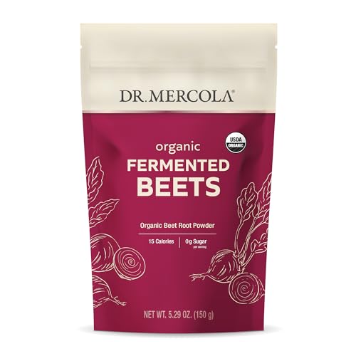 Dr. Mercola, Organic Fermented Beet Powder, 5.29 oz (150 g), 30 Servings, Non GMO, Soy Free, Gluten Free, USDA Organic - Kansas Nuitrition - HNZSDS