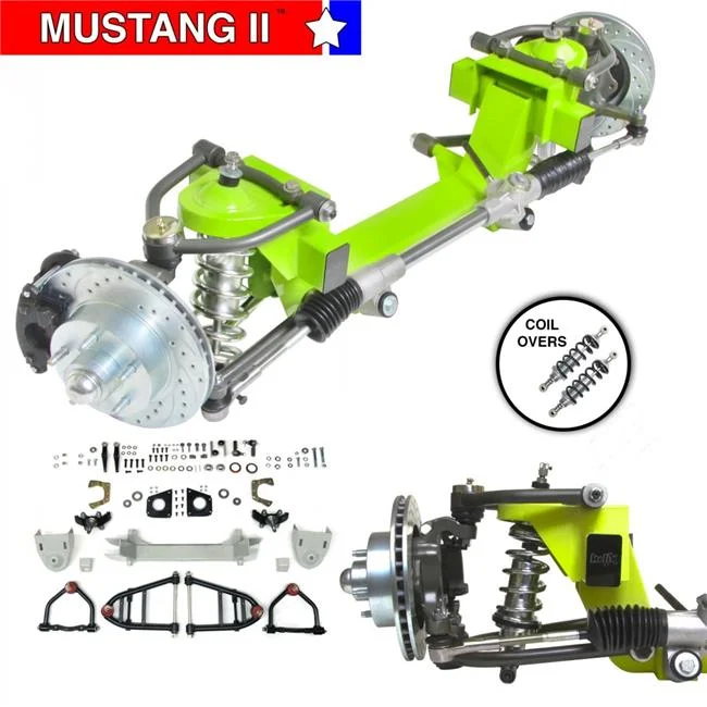 Helix Suspension Brakes & Steering  IFS Coilover Shock Stock 6 x 5.5 Manual Left Hand Drive Rack Without Crossmember for 1947-1954 Chevy Truck