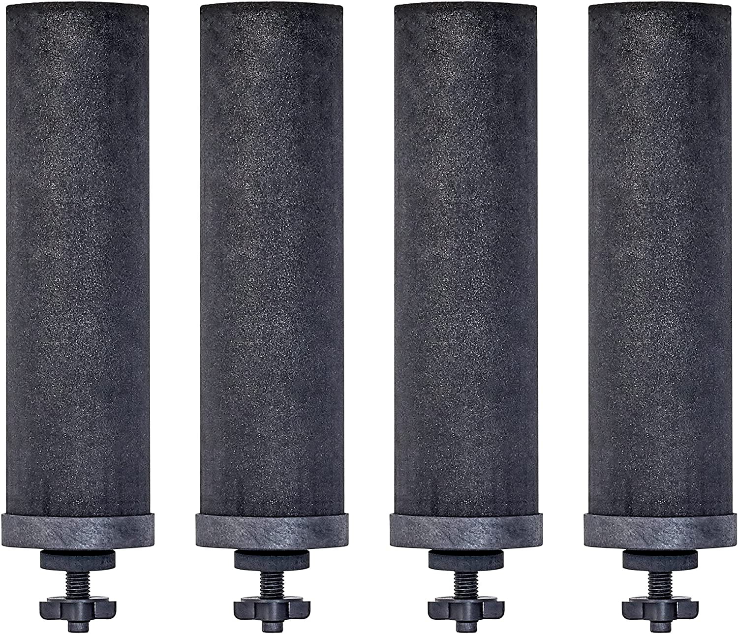 Berkey Authentic Black Berkey Elements (Pack of 4)- Berkey Replacement Water Filters For Under Sink And Countertop Water Filter System Fits To