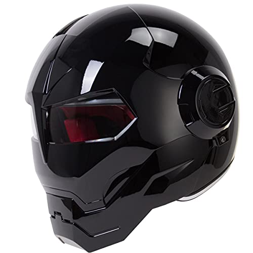 XINLIFE Motorcycle Helmet Full Face Predator Helmet Motorcycle, Personality Cool Flip Open Helmet Mask for Motorcycle
