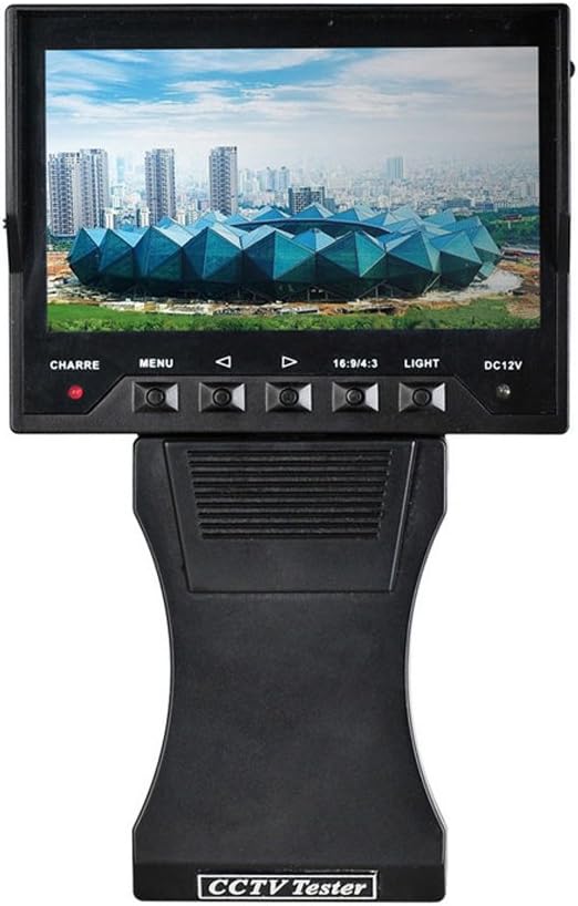 Camonity Handheld 4.3 TFT LCD Audio Video Security CCTV Analog Camera Tester 12V Output RJ45 Cable Test Monitor Pack of 2