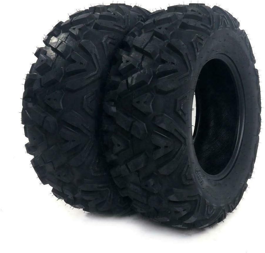 SUNROAD Set of 2 ATV UTV Tires 26x9-12 26 x 9 x 12 ATV UTV Tire All-Terrain 6 Ply Tubeless