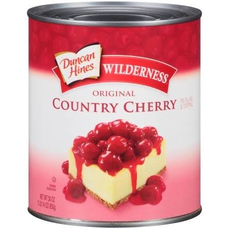 Duncan Hines, Wilderness, Pie Filling u0026 Topping, Country Cherry