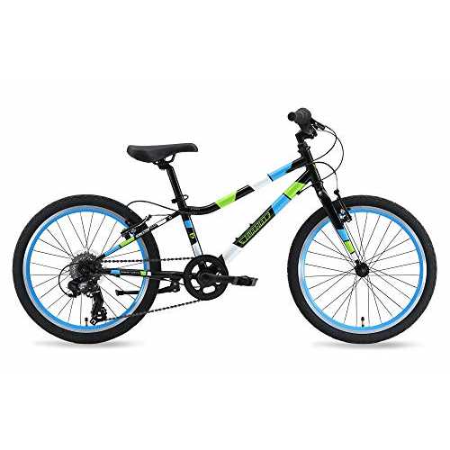 Guardian Bikes - 20 Inch Large 6-Speed Kids Bike for Ages 6-9 - Black/Blue/Green - Sports Supplies Online Store