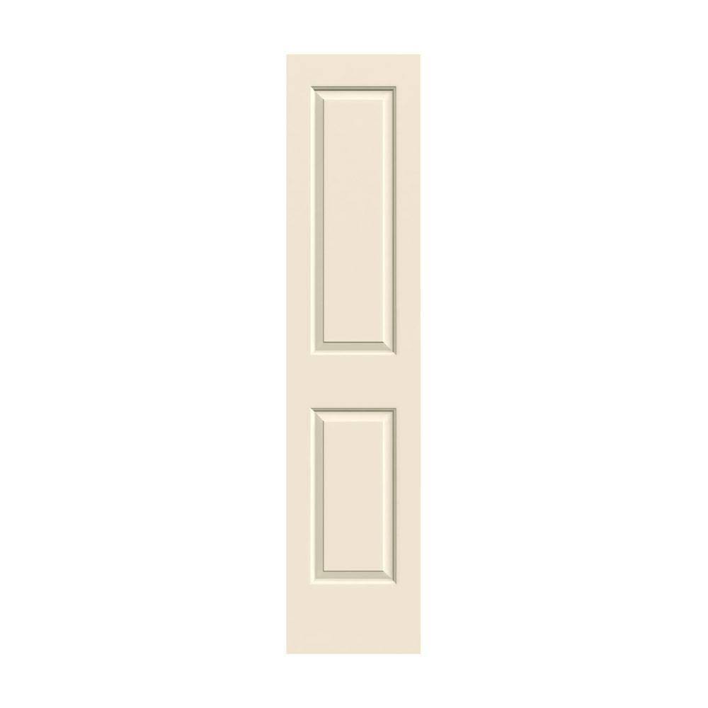 JELD-WEN 18 in. x 80 in. Cambridge Primed Smooth Solid Core Molded Composite MDF Interior Door Slab