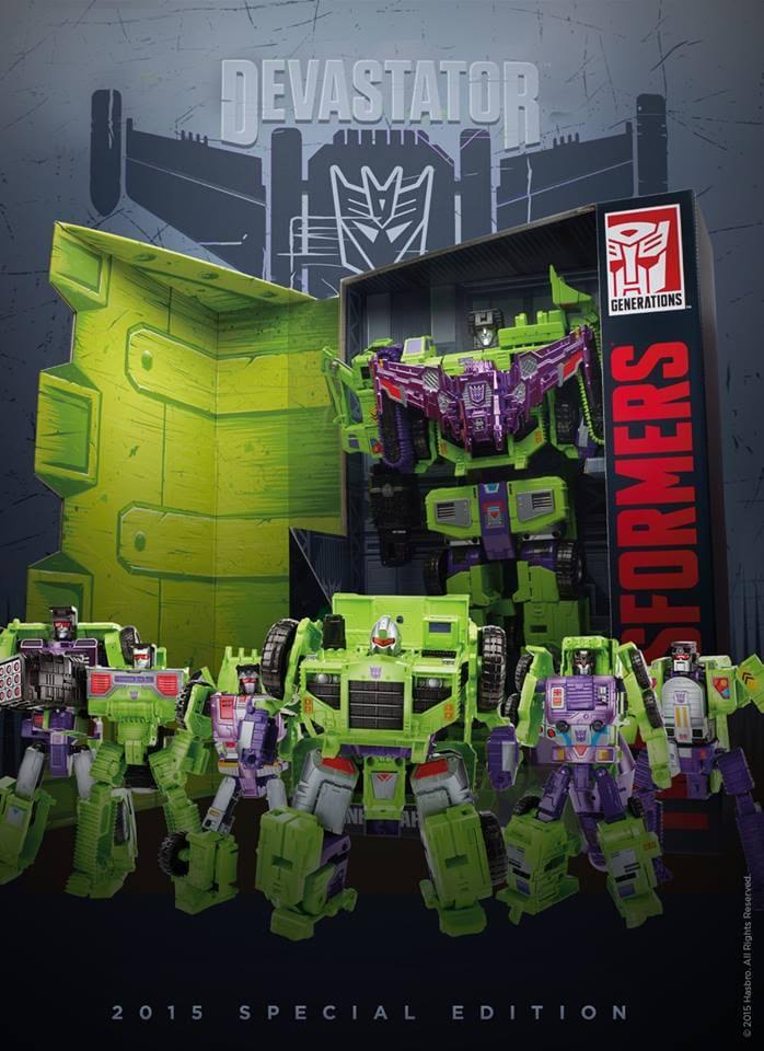 Transformers Combiner Wars Titan Devastator SDCC 2015 Exclusive