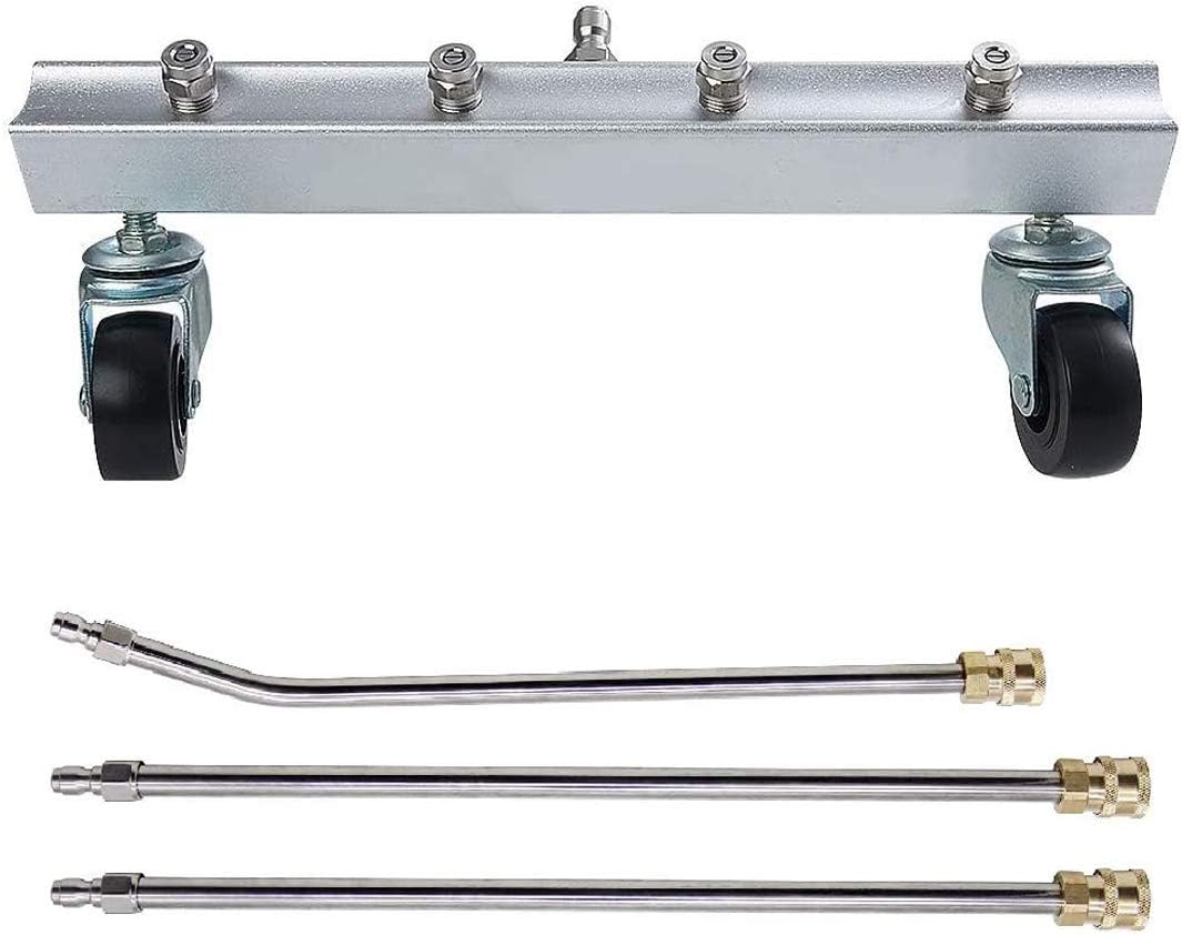 LadyRosian 4000 PSI Pressure Washer Undercarriage Cleaner, Under Car Wash